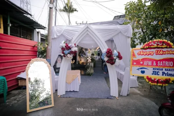 20 April 2025.The Wedding of kak Afni @afni_ilma & Kak Satrio ❤️Client ambil Paket All in Rumah (3) PAKET RESEPSI GOLD