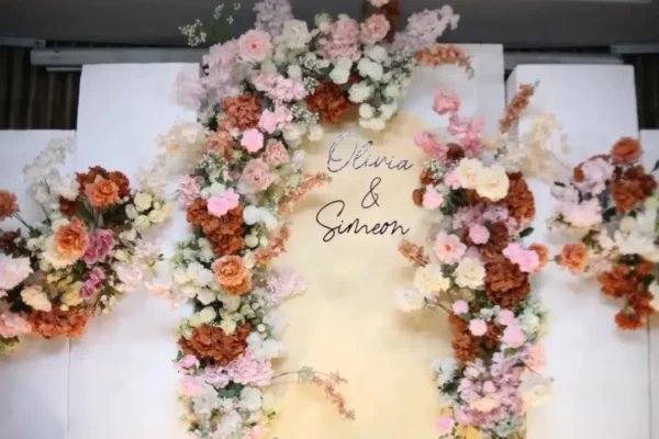 The Wedding of kak Olivia & kak Simeon ❤️❤️Package Decoration by- @decor.bydarDokumentasi- @sou DEKORASI BACKDROP 3