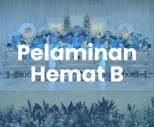 Dekorasi Pelaminan Hemat B (8m-12m)