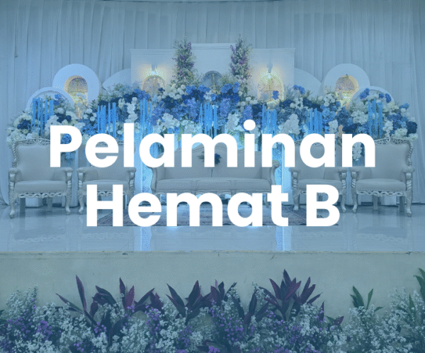 Dekorasi Pelaminan Hemat B (8m-12m)