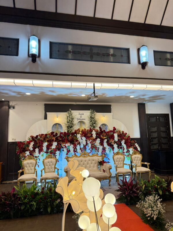 Dekor Pelaminan Hemat A (4m - 6m)